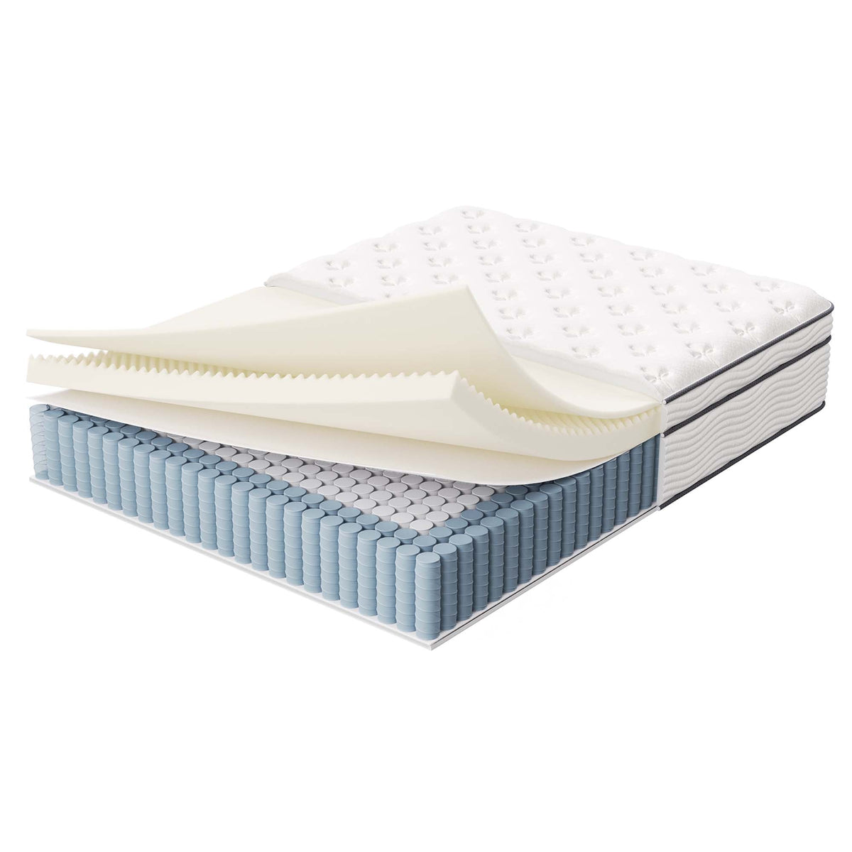 Twin Jenna 14in innerspring foam mattress with quilted top by HouseOfZazla on Tampa Home & Garden Store