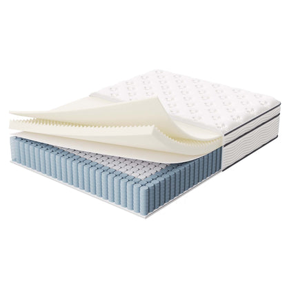 Twin Jenna 14in innerspring foam mattress with quilted top by HouseOfZazla on Tampa Home & Garden Store