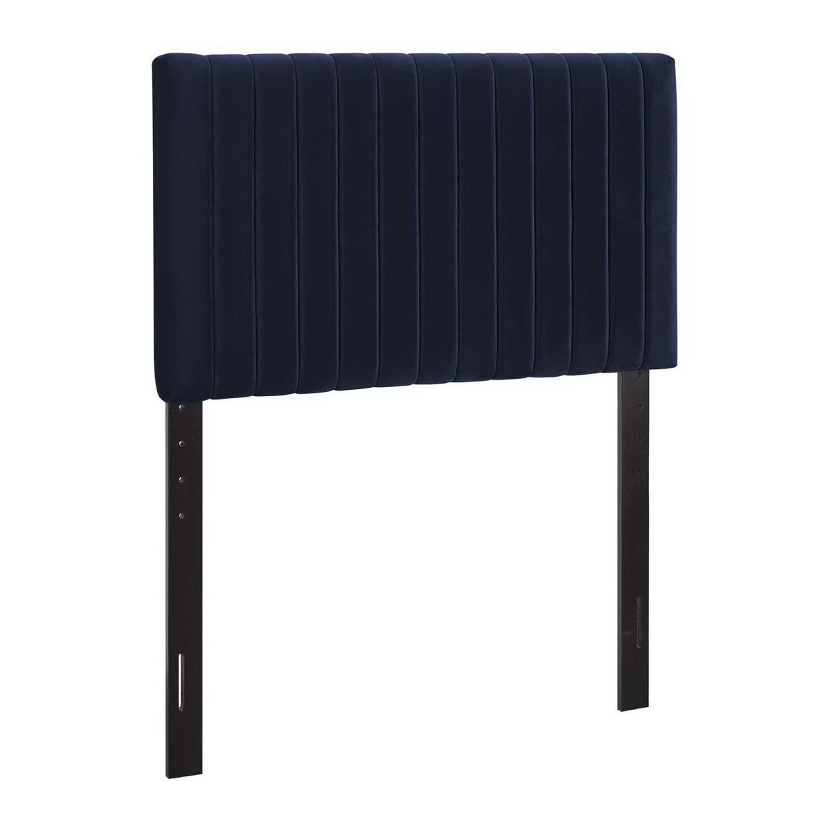 Keira Performance Velvet Headboard navy velvet with vertical channel tufting by Modway on Tampa Home & Garden Store
