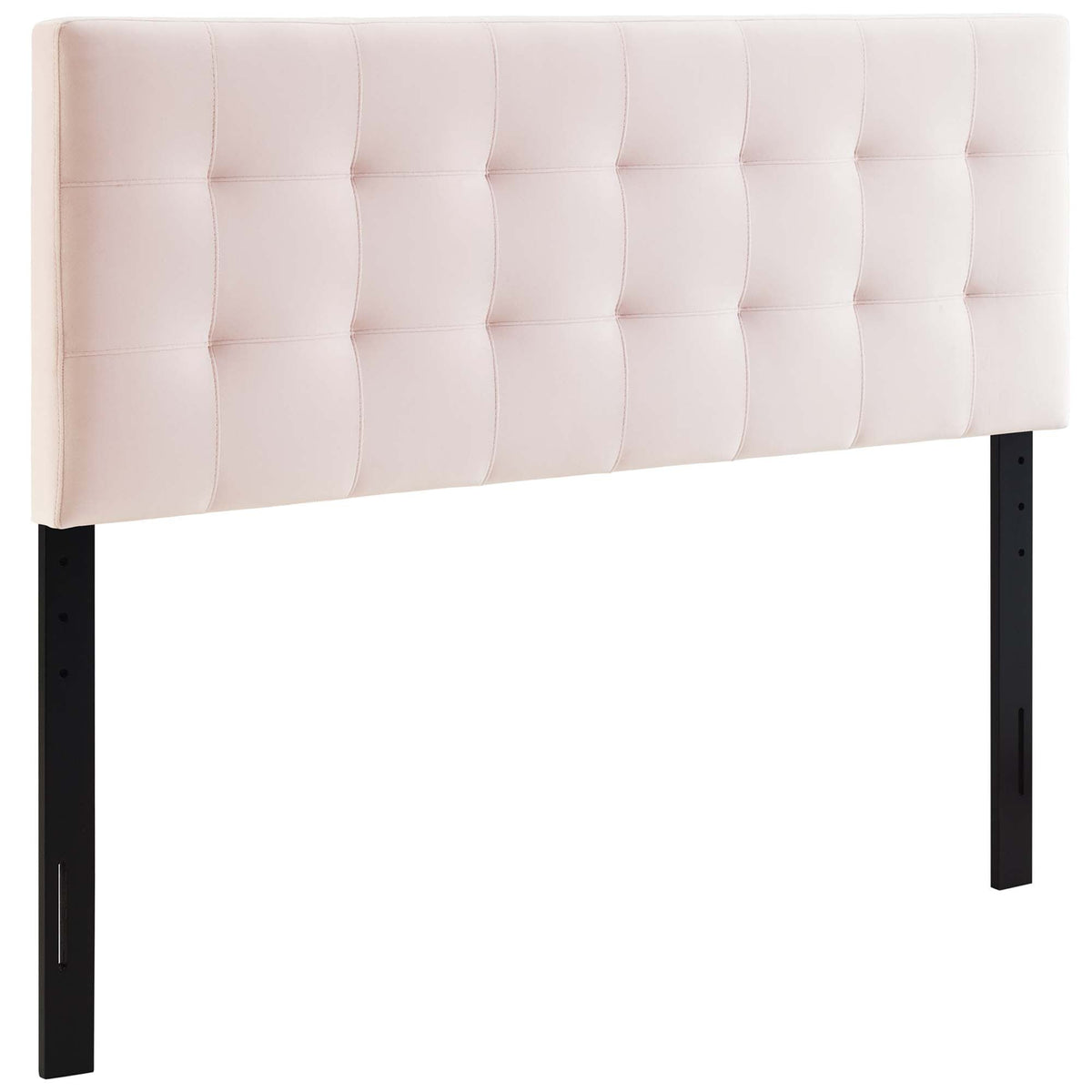 Lily Biscuit Tufted Performance Velvet Headboard blush pink by Modway on Tampa Home & Garden Store