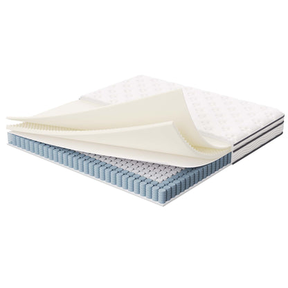Twin Jenna 8in Innerspring Foam Mattress with quilted top and blue coil base HouseOfZazla on Tampa Home & Garden Store