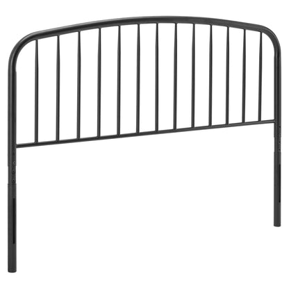 Nova Metal Queen Headboard, black metal frame with vertical spindles Modway by HouseOfZazla on Tampa Home & Garden Store