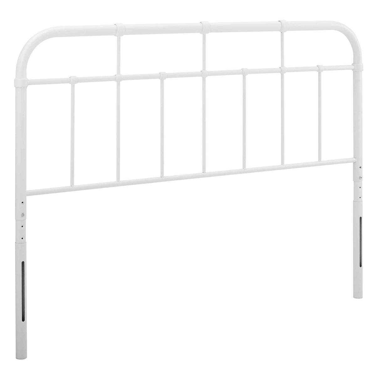 Alessia metal headboard by Modway, white powder-coated finish on Tampa Home & Garden Store