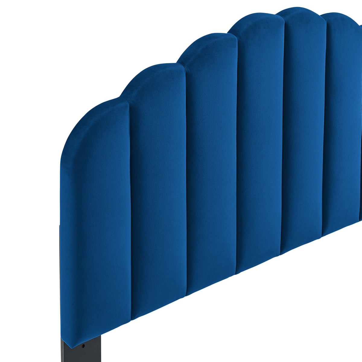 Veronique Performance Velvet Full/Queen Headboard blue velvet panels by Modway for HouseOfZazla on Tampa Home & Garden Store