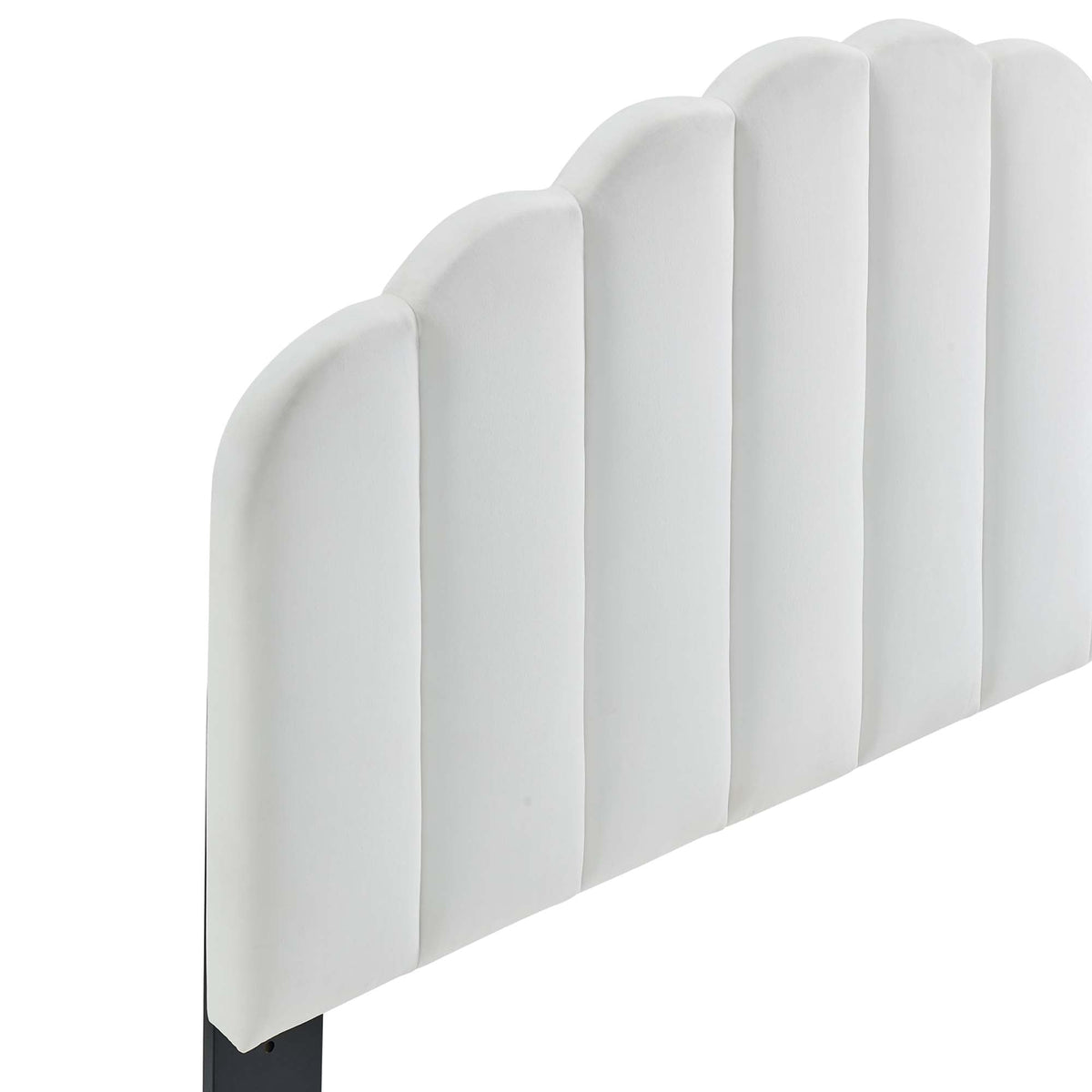 Veronique Performance Velvet Full/Queen Headboard by Modway, white, vertical tufting on Tampa Home & Garden Store
