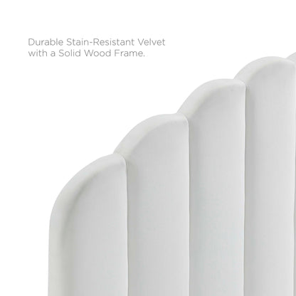 Veronique Performance Velvet Full/Queen Headboard white velvet upholstery by Modway on Tampa Home & Garden Store