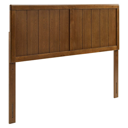 Robbie Wood Headboard brown wooden slat panel headboard by Modway on Tampa Home & Garden Store