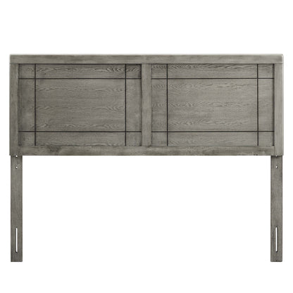 Archie Wood Headboard by Modway gray weathered wood paneling solid wood HouseOfZazla on Tampa Home & Garden Store
