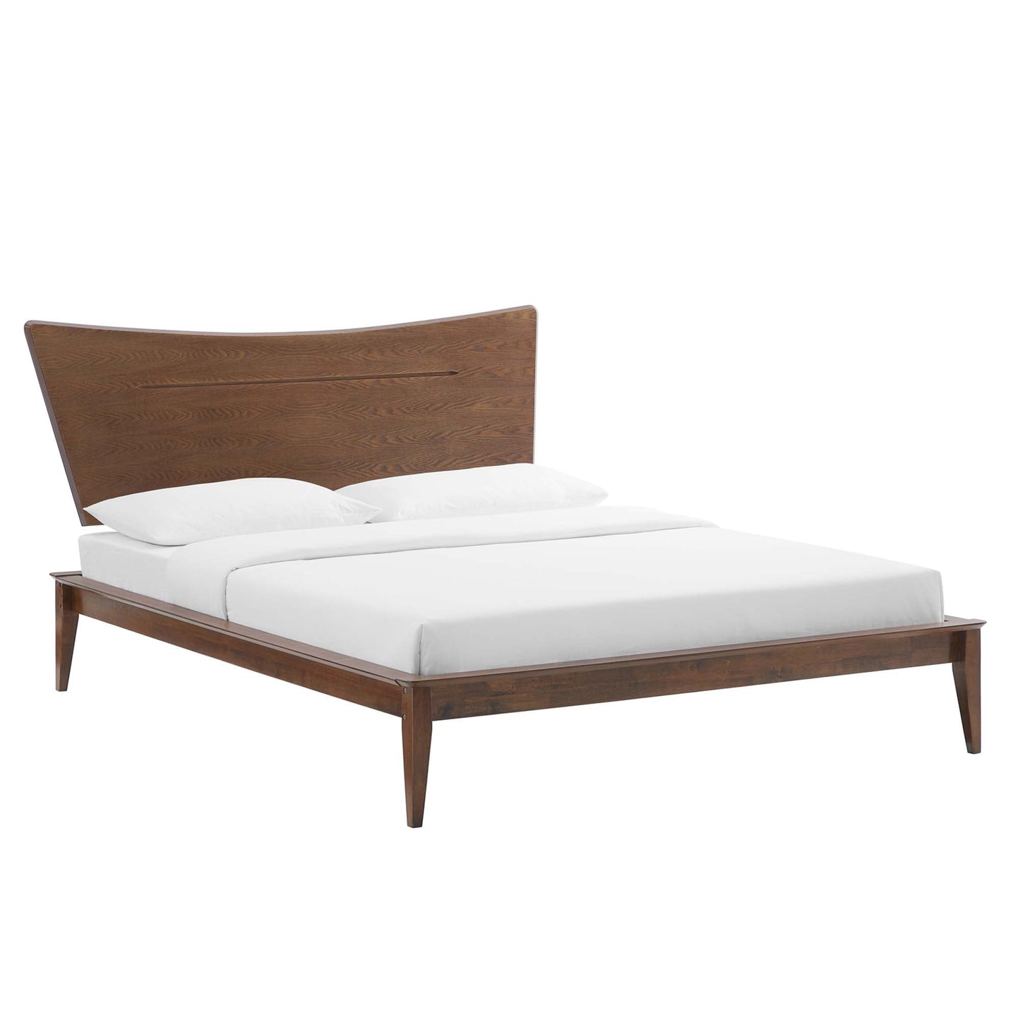 Astra Solid Wood Queen Platform Bed and Frame