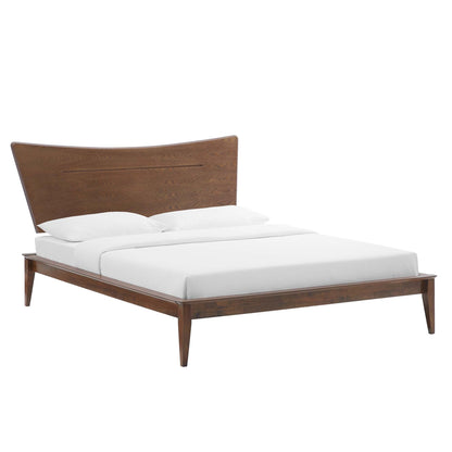Astra Solid Wood Queen Platform Bed and Frame