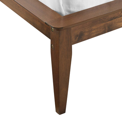 Astra Solid Wood Queen Platform Bed and Frame