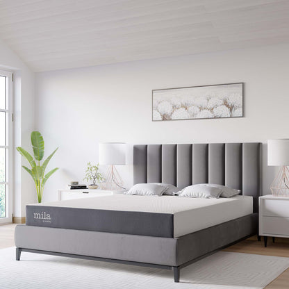 Mila by Modway 8 Inch Memory Foam Queen Mattress