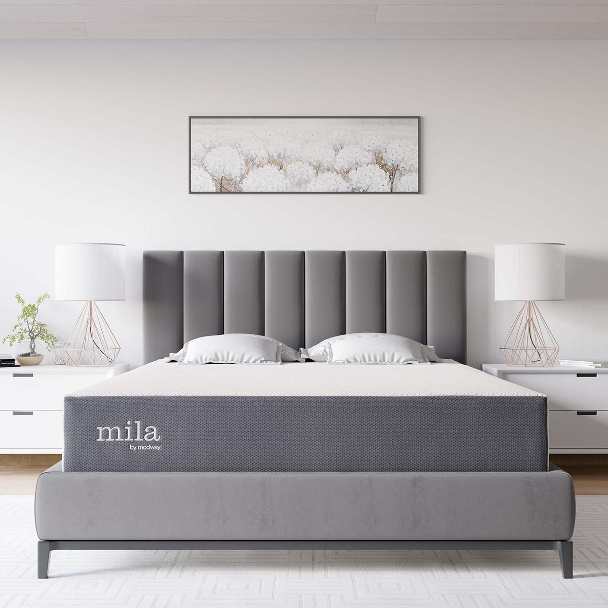 Mila and King Memory Foam Mattress by Modway