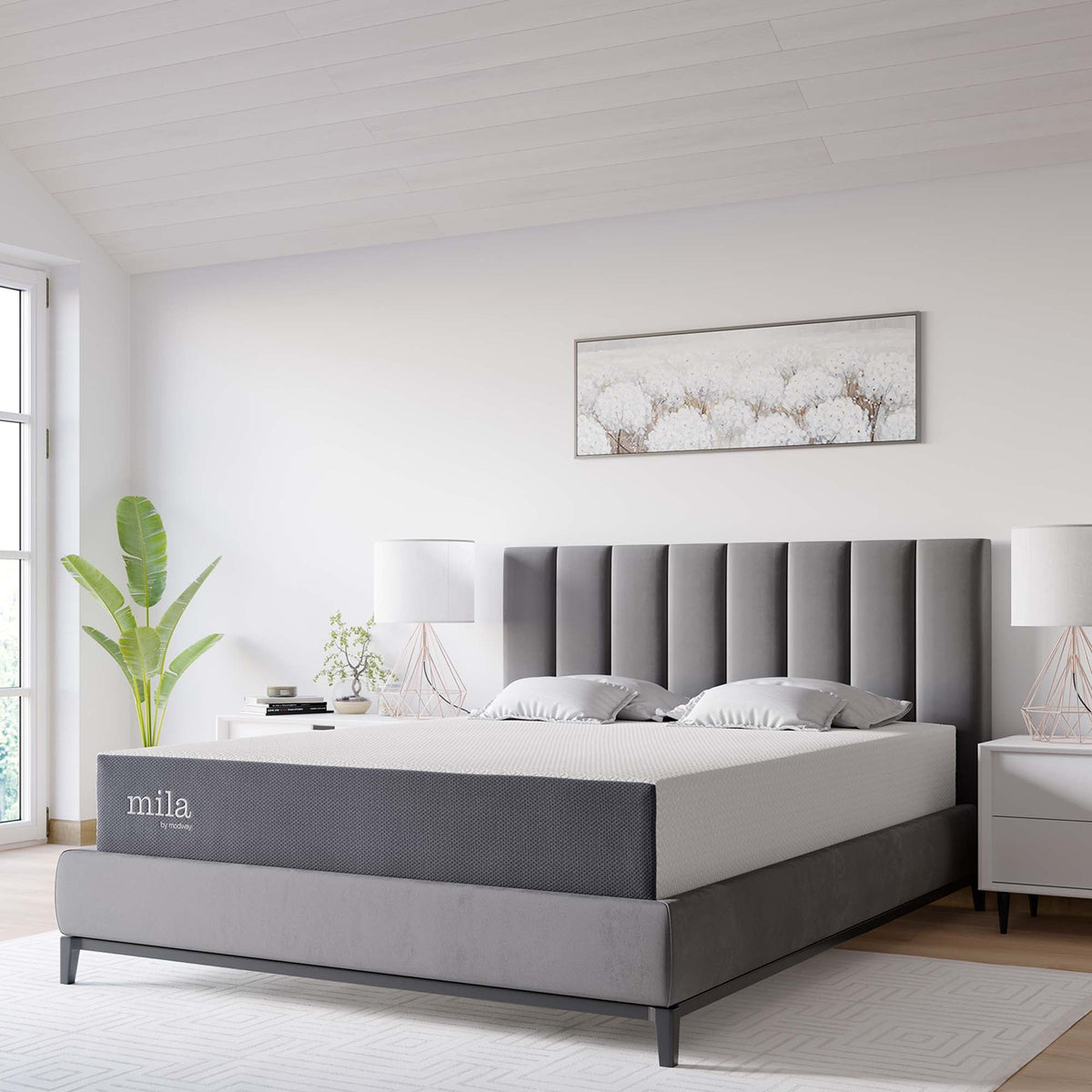 Mila and King Memory Foam Mattress by Modway