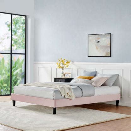 Modway Reign Velvet Twin Platform Bed Frame