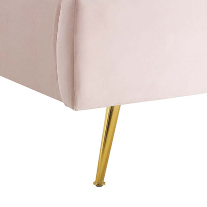 Lana Performance Velvet Queen Wingback Bed