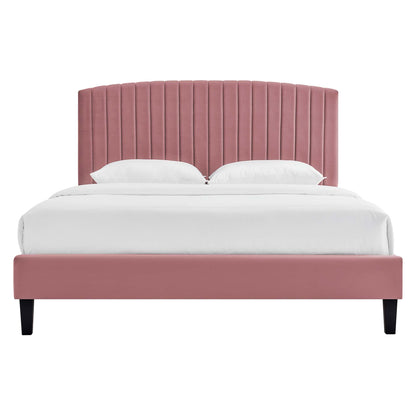 Modway Alessi Performance Velvet Queen Bed