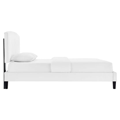 Modway Alessi Performance Velvet Queen Bed
