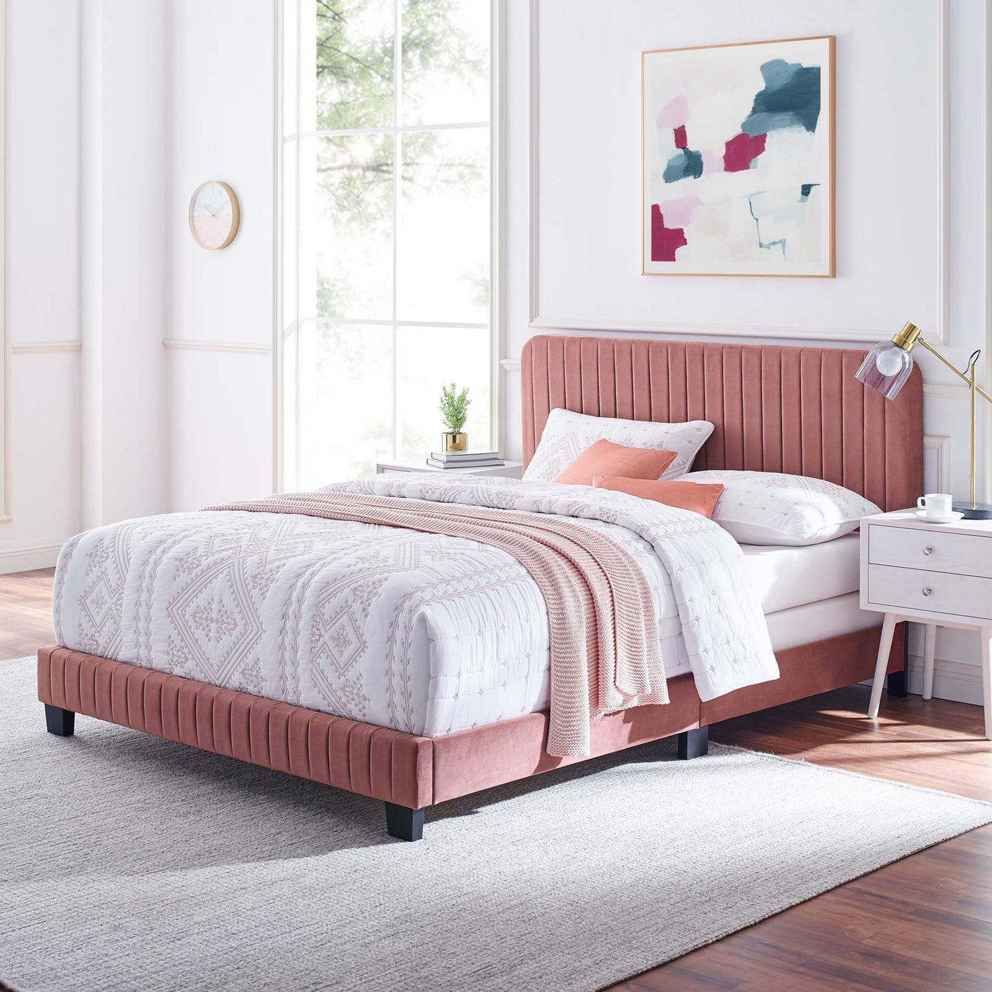 Modway Celine Tufted Performance Velvet Queen Bed