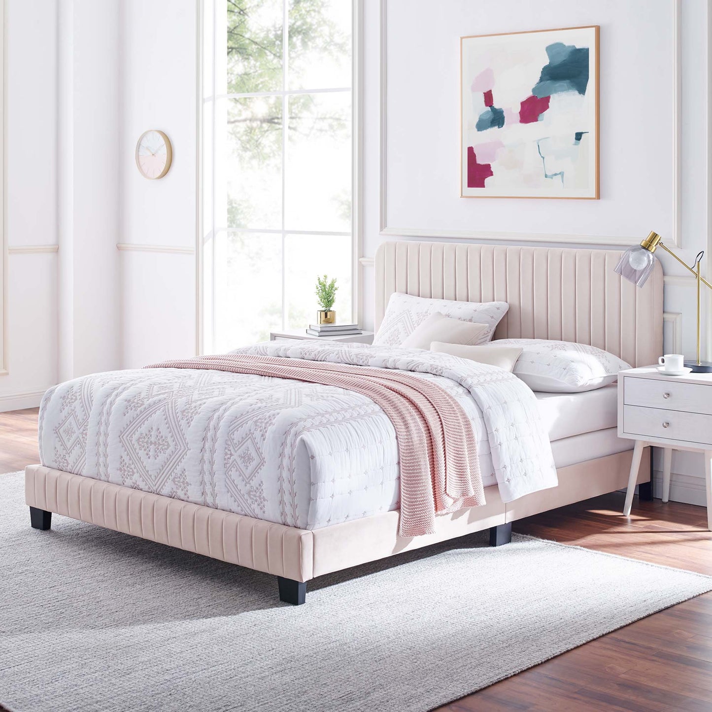 Modway Celine Tufted Performance Velvet Queen Bed