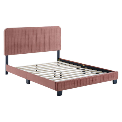 Celine Tufted Performance Velvet Twin Bed