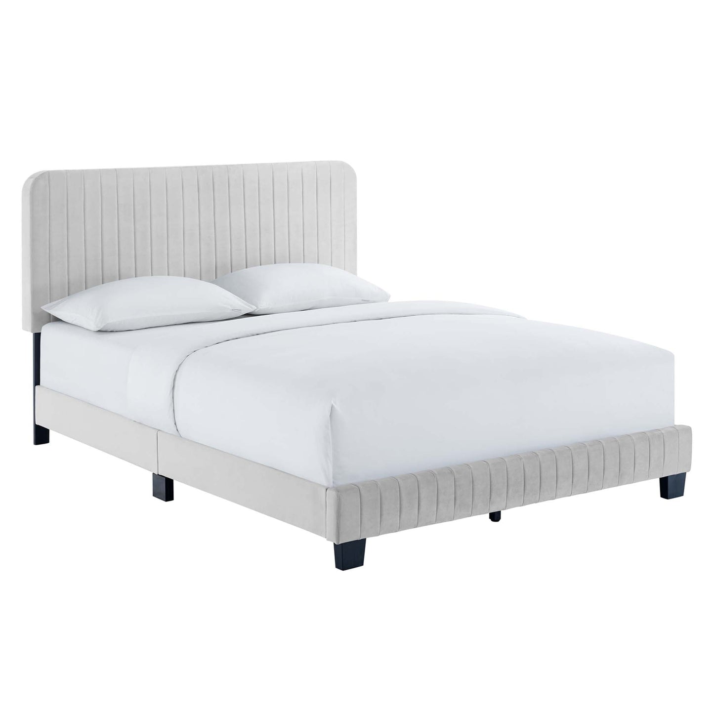 Celine Tufted Performance Velvet Twin Bed