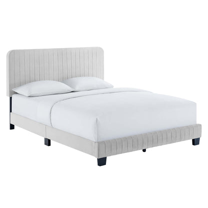 Celine Tufted Performance Velvet Twin Bed