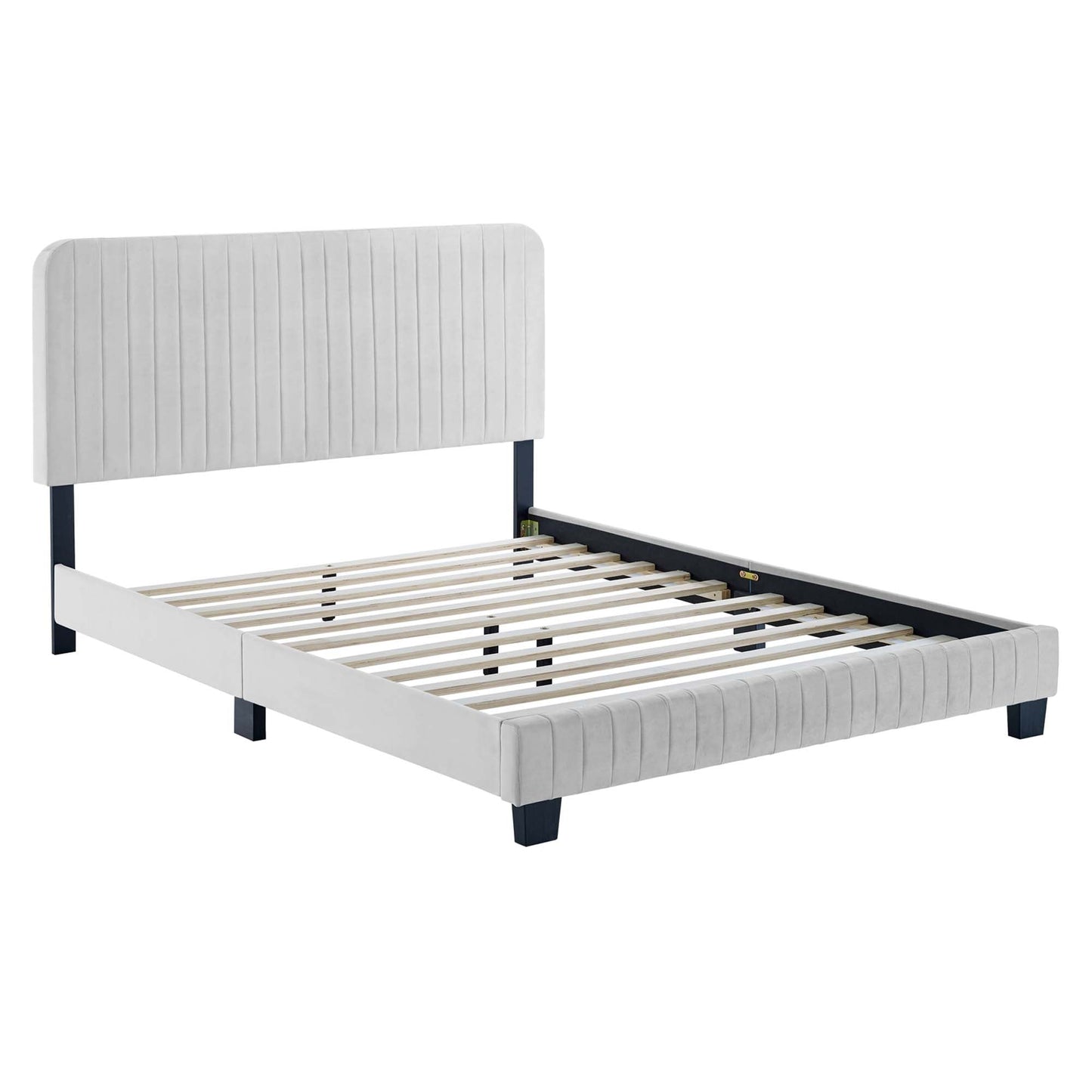 Celine Tufted Performance Velvet Twin Bed