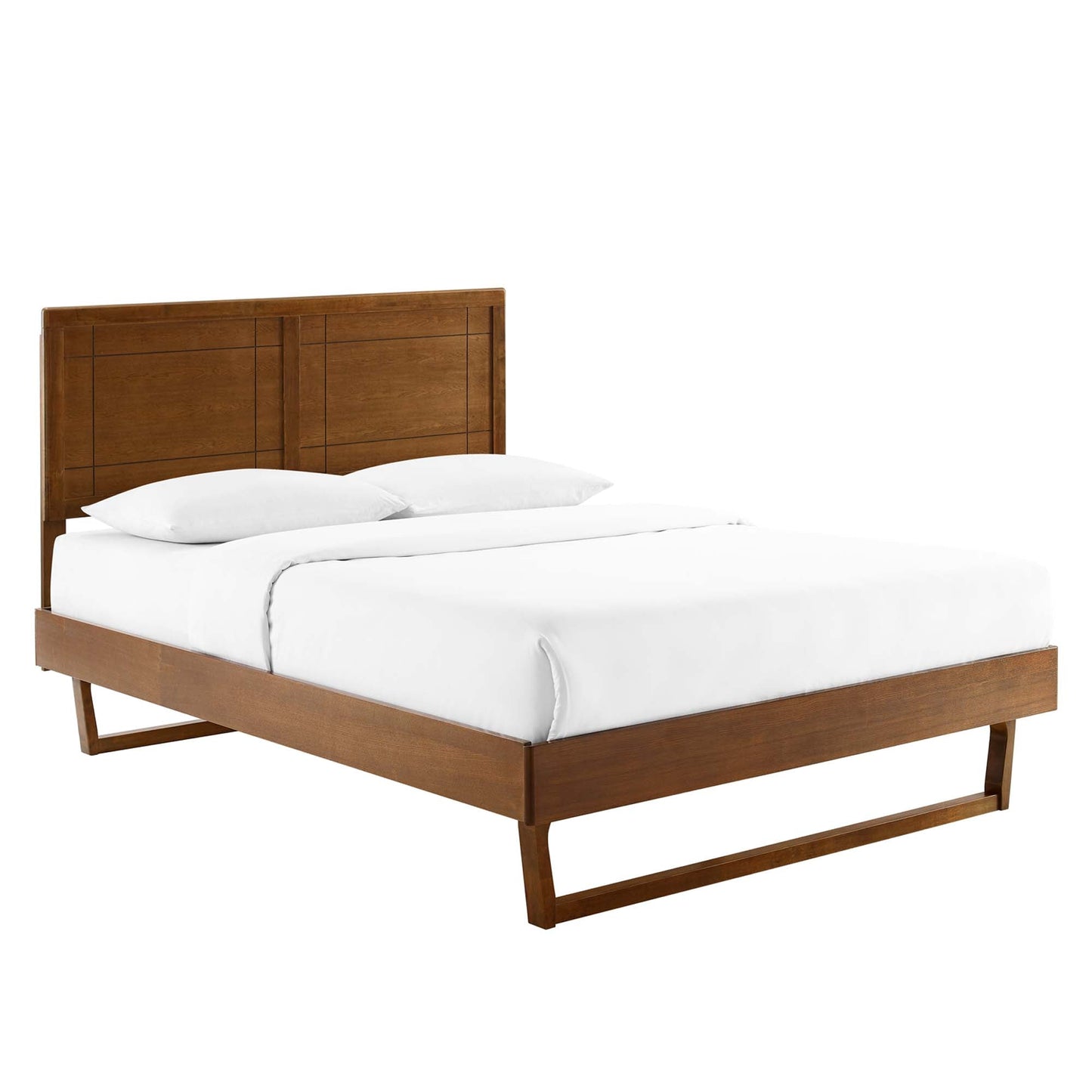 Marlee Queen Platform Bed and Rubberwood Frame