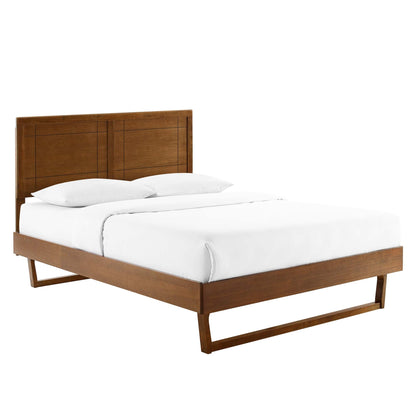 Marlee Queen Platform Bed and Rubberwood Frame