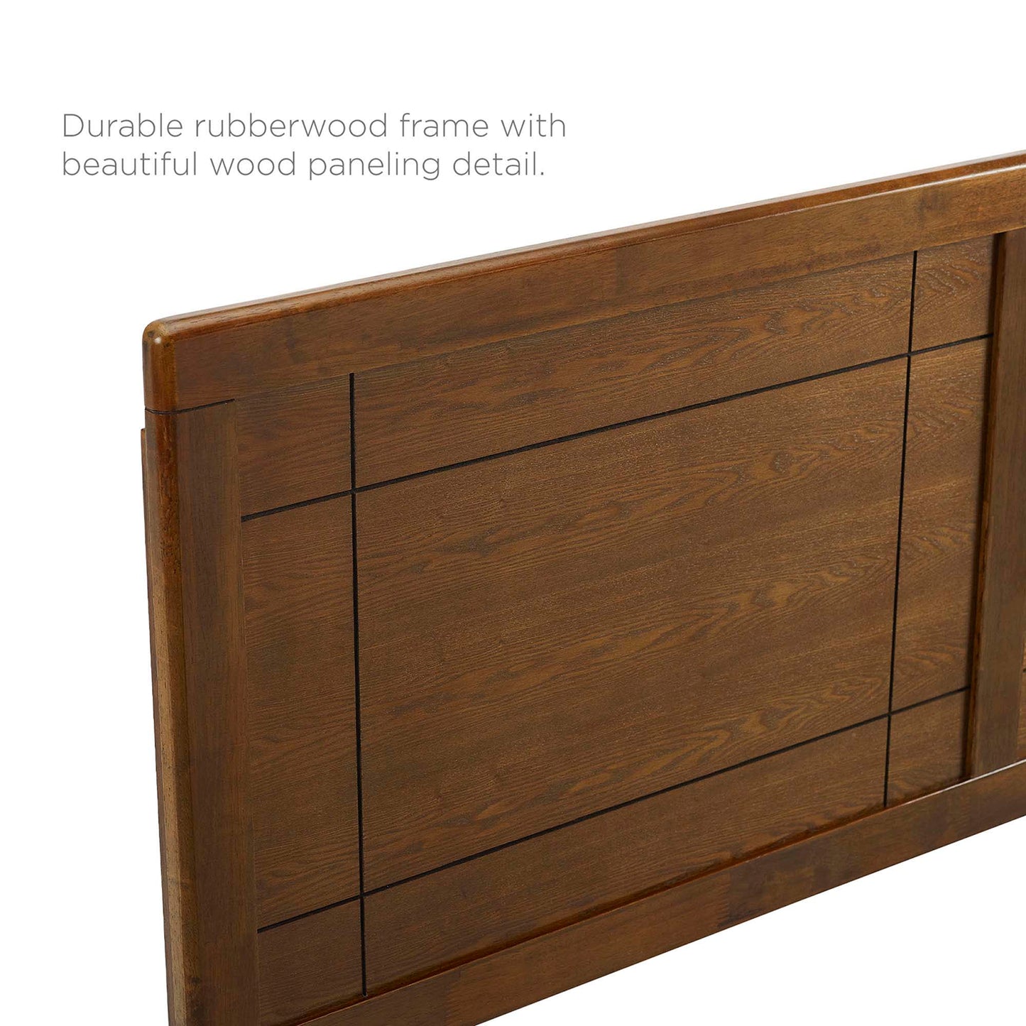 Marlee Queen Platform Bed and Rubberwood Frame