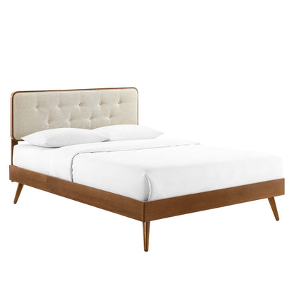Bridgette Queen Platform Bed and Wooden Frame