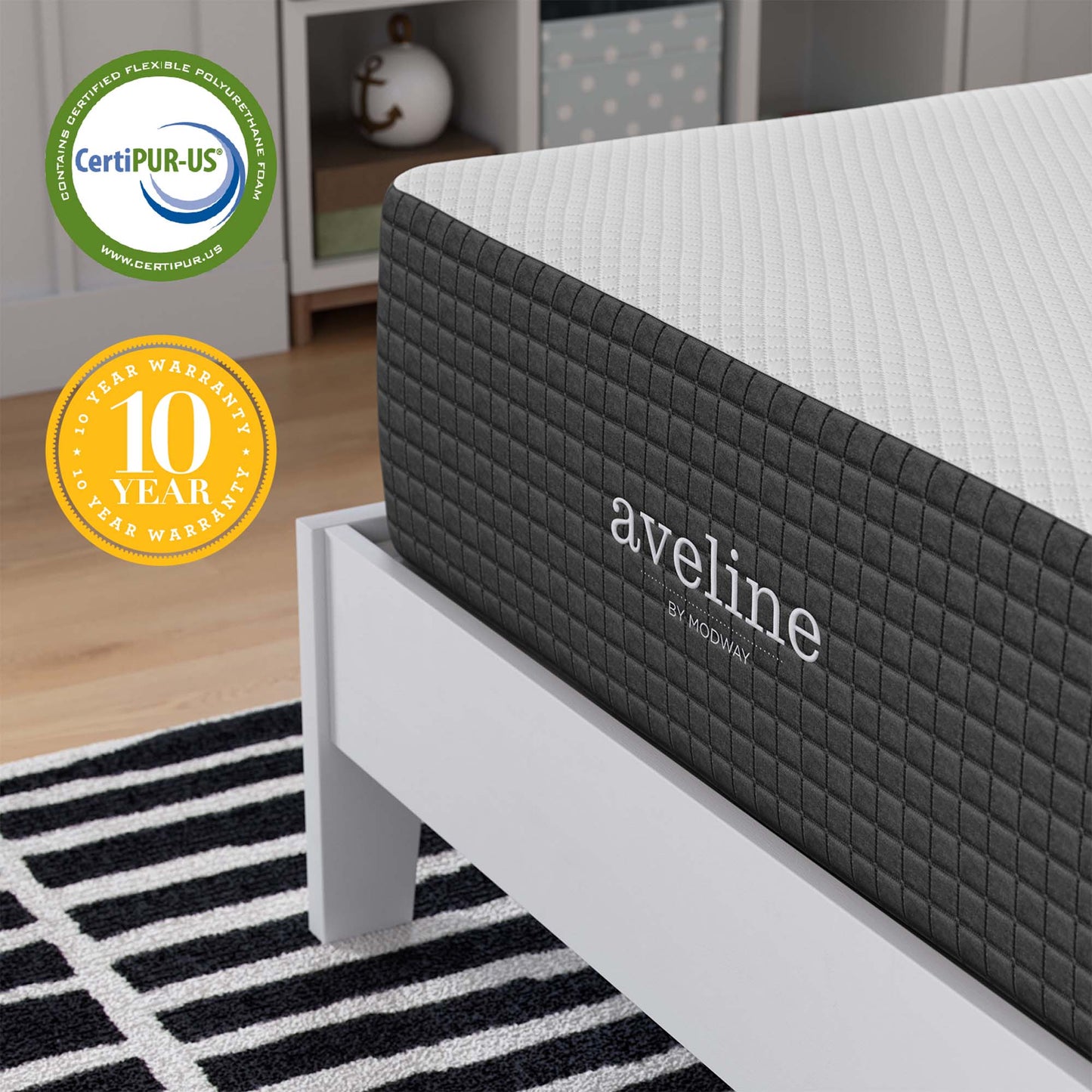 Aveline 12 Memory Foam Twin Mattress by Modway
