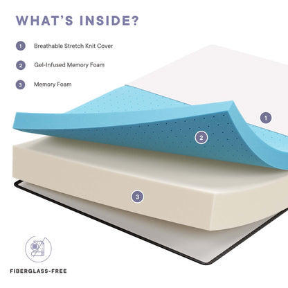 Aveline 12 Memory Foam Twin Mattress by Modway
