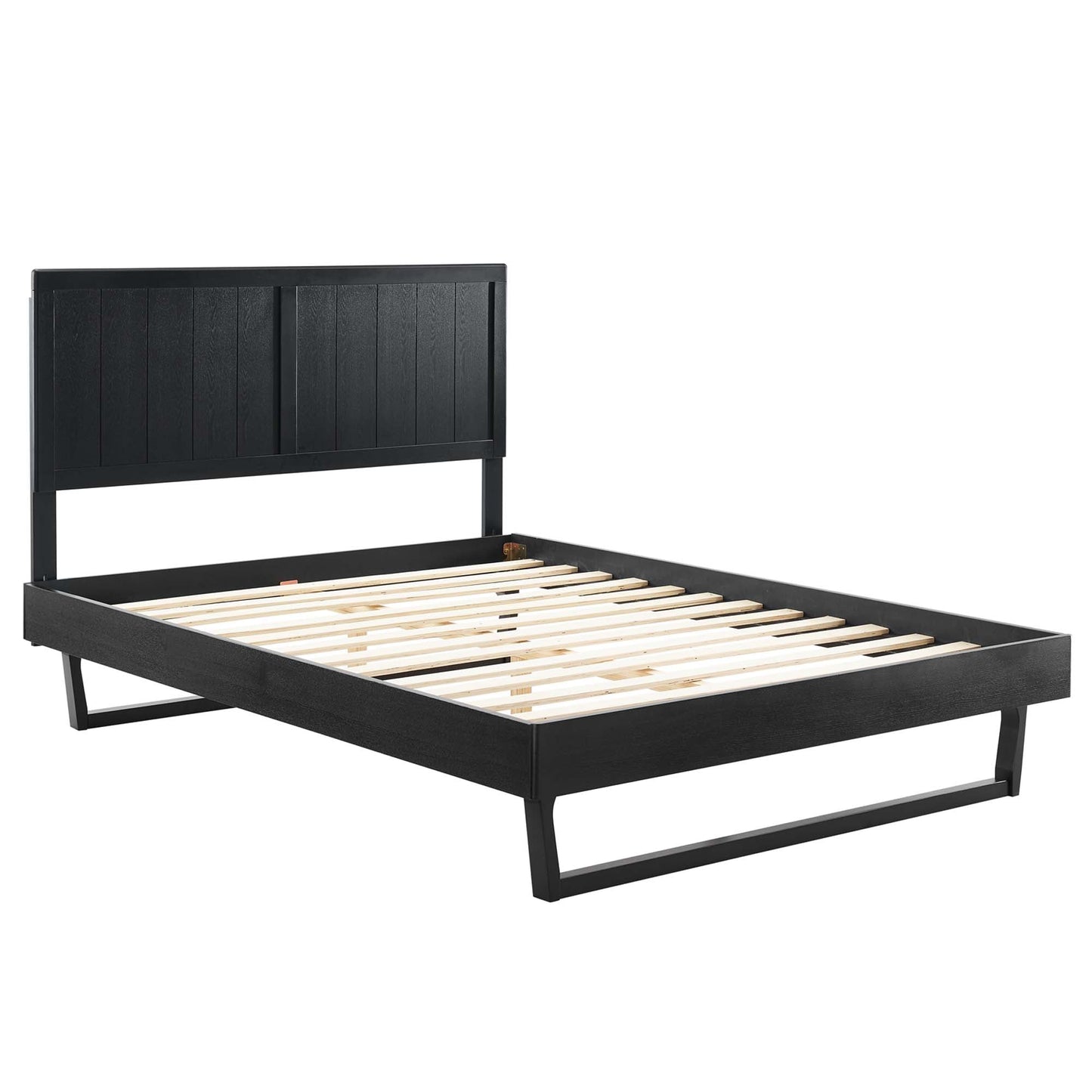 Alana Full Platform Bed And Angular Frame
