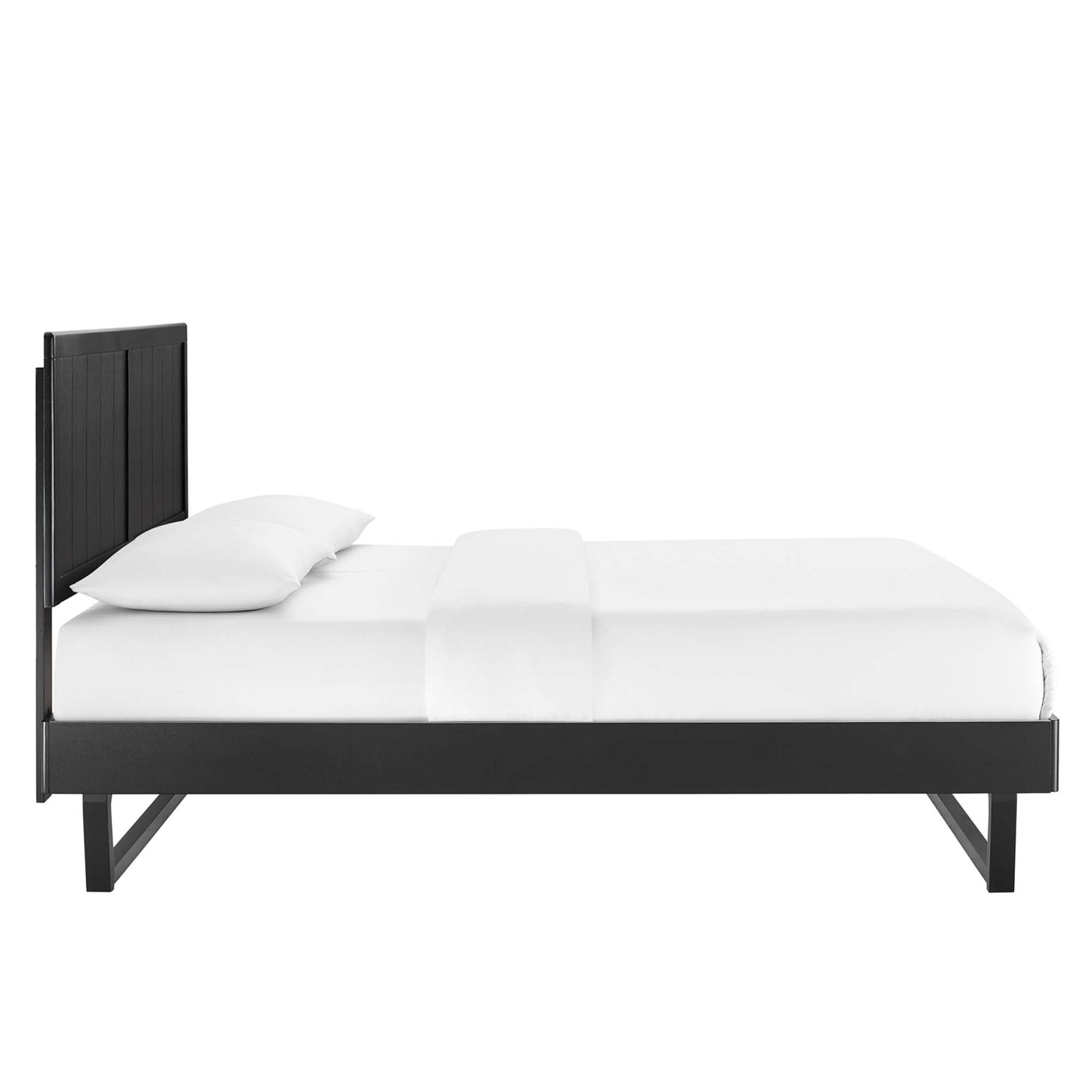 Alana Full Platform Bed And Angular Frame