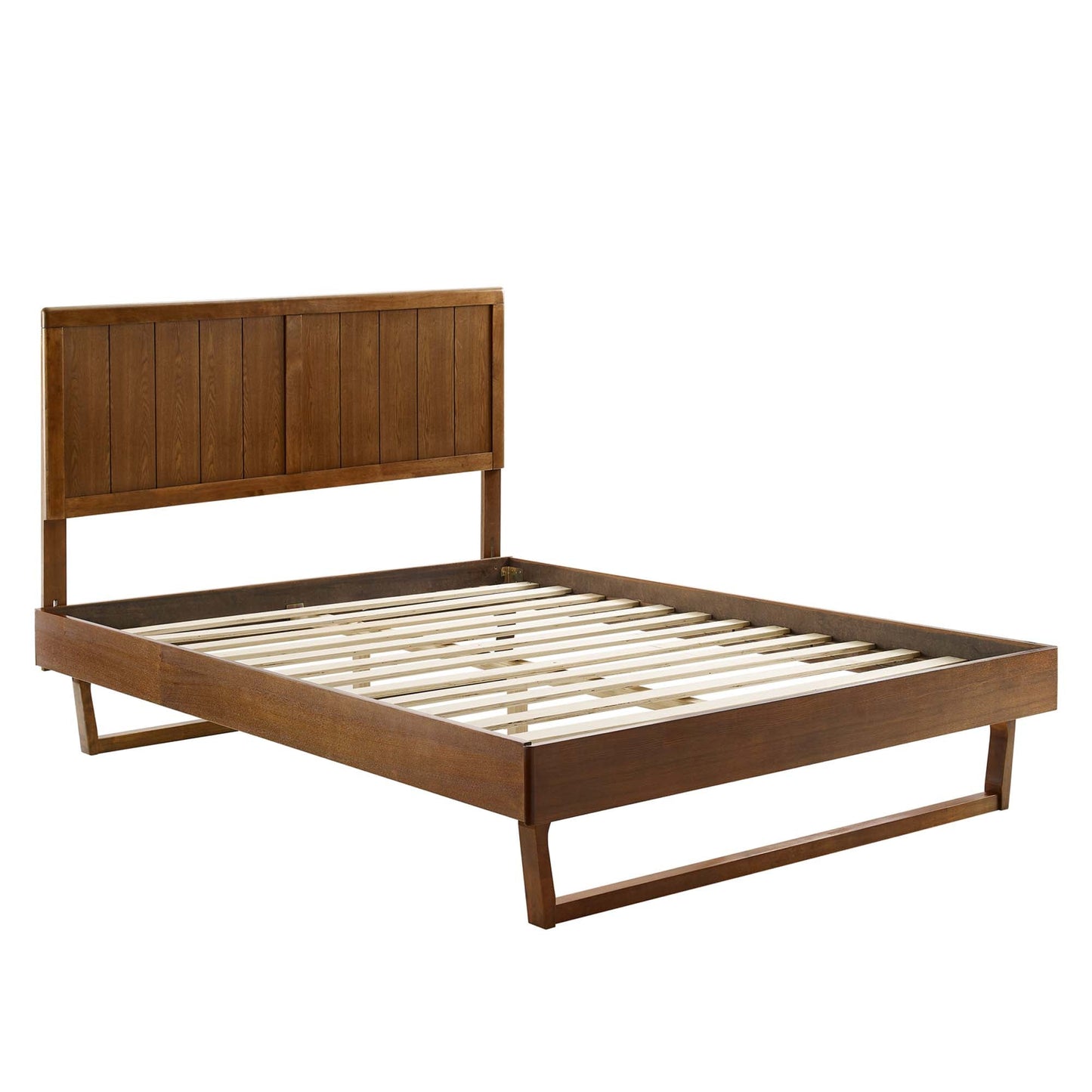 Alana Full Platform Bed And Angular Frame
