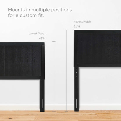 Modway Wood King Platform Bed and Splayed Legs