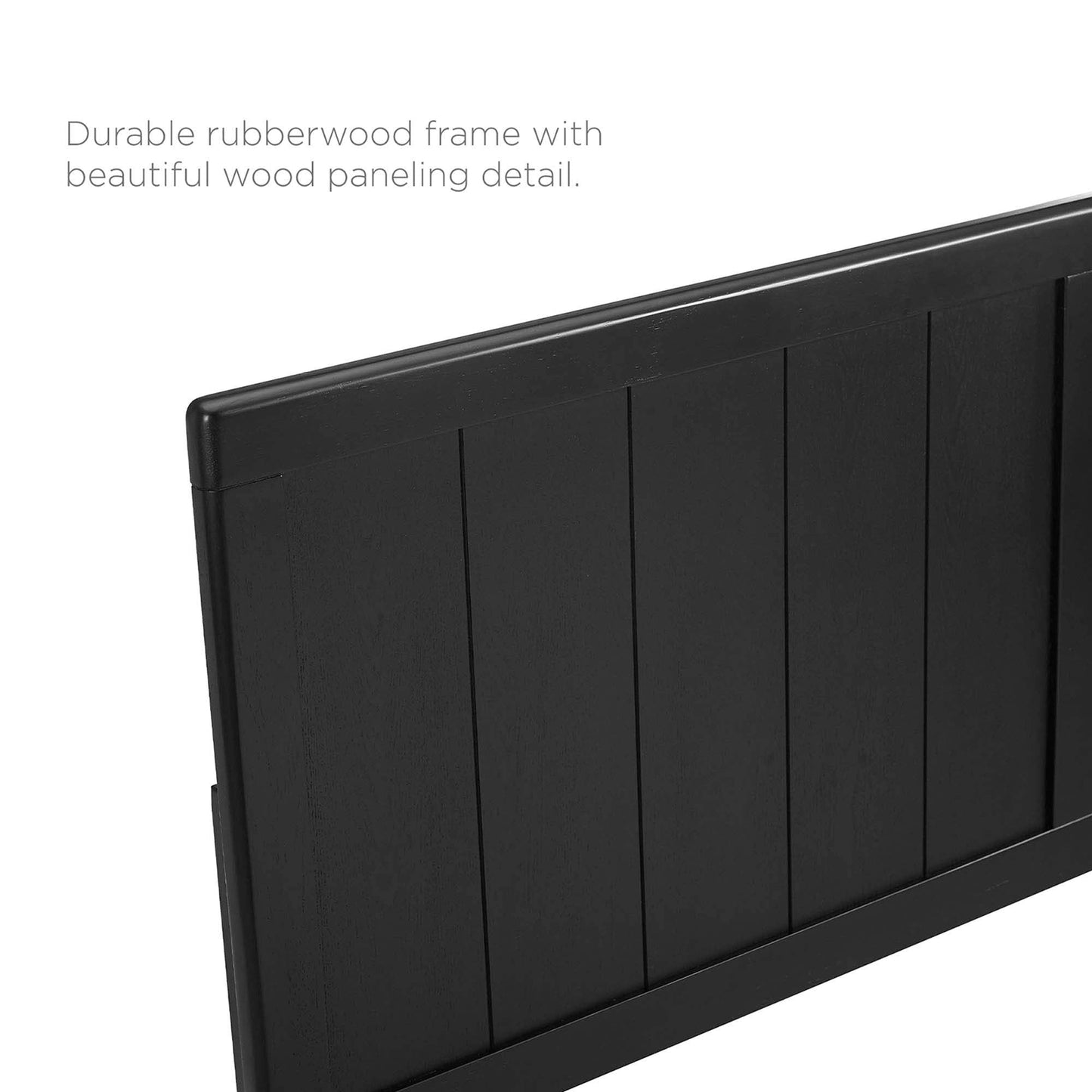 Modway Wood King Platform Bed and Splayed Legs