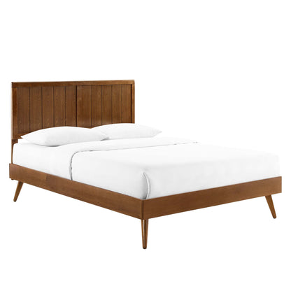 Modway Wood King Platform Bed and Splayed Legs