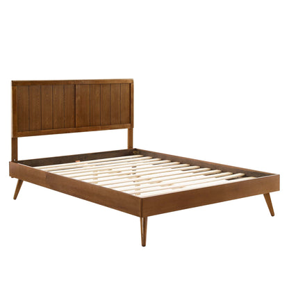 Modway Wood King Platform Bed and Splayed Legs
