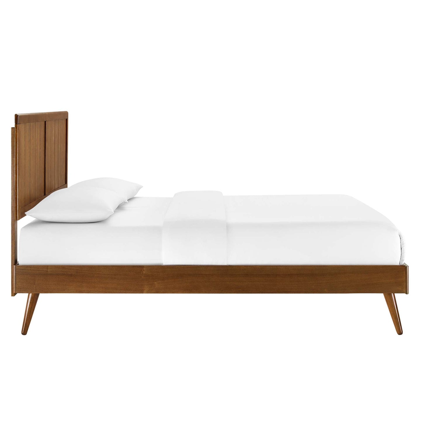 Modway Wood King Platform Bed and Splayed Legs