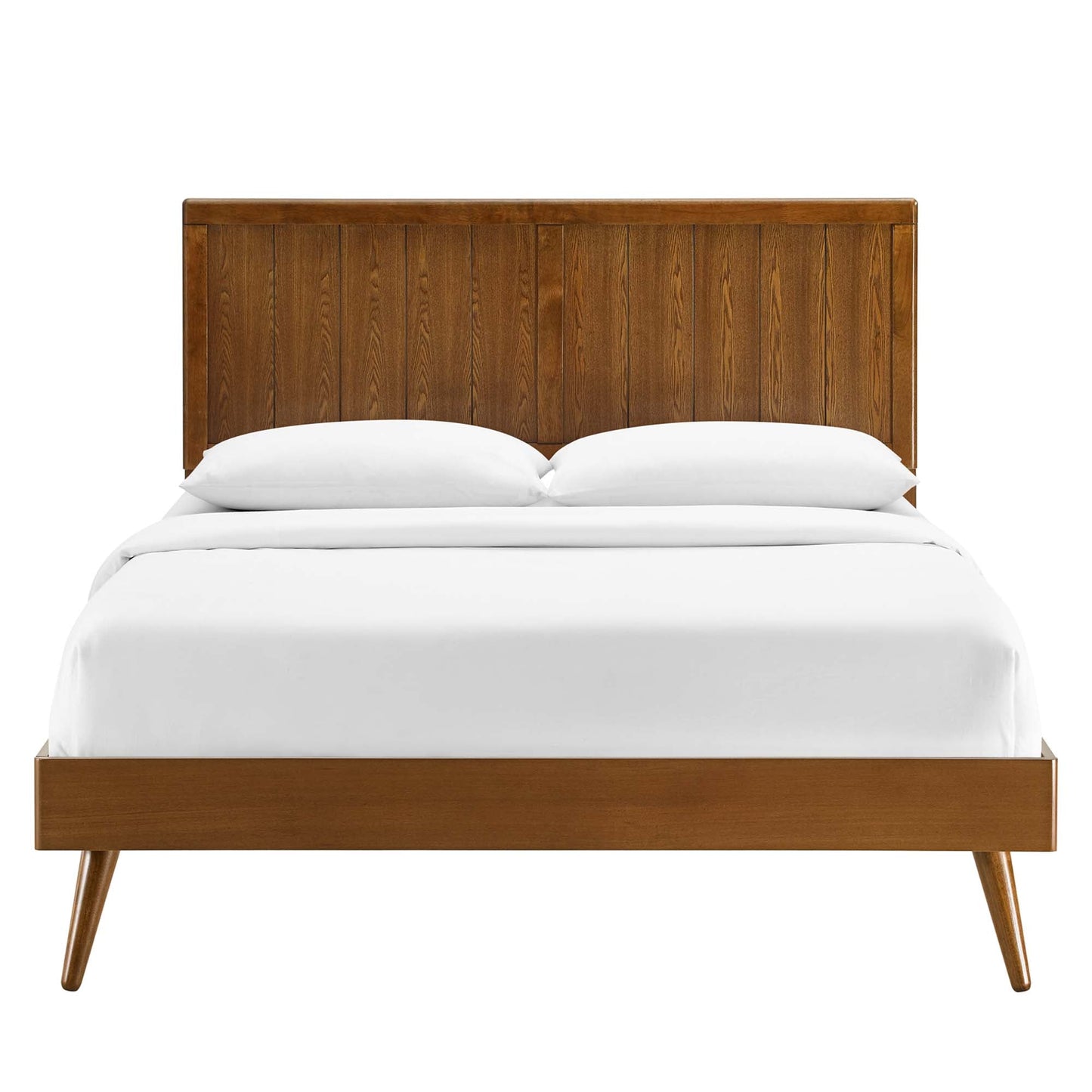 Modway Wood King Platform Bed and Splayed Legs