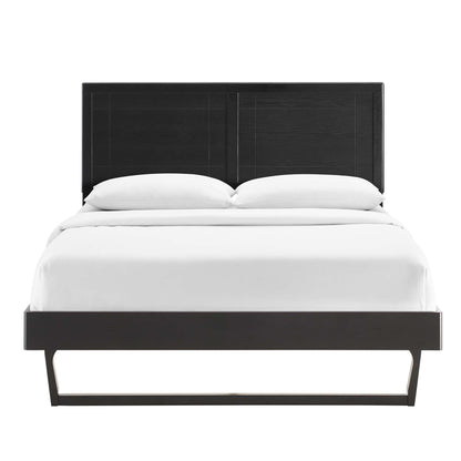 A Sturdy Wood Full Platform Bed And Frame
