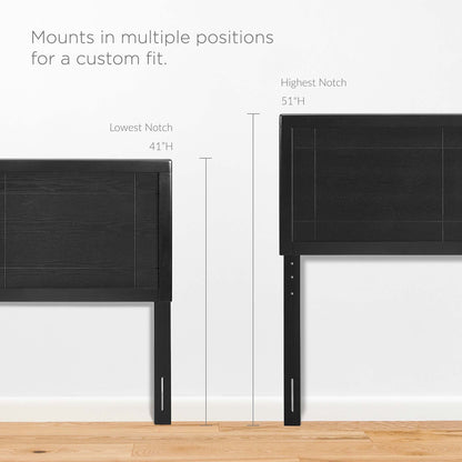 A Sturdy Wood Full Platform Bed And Frame