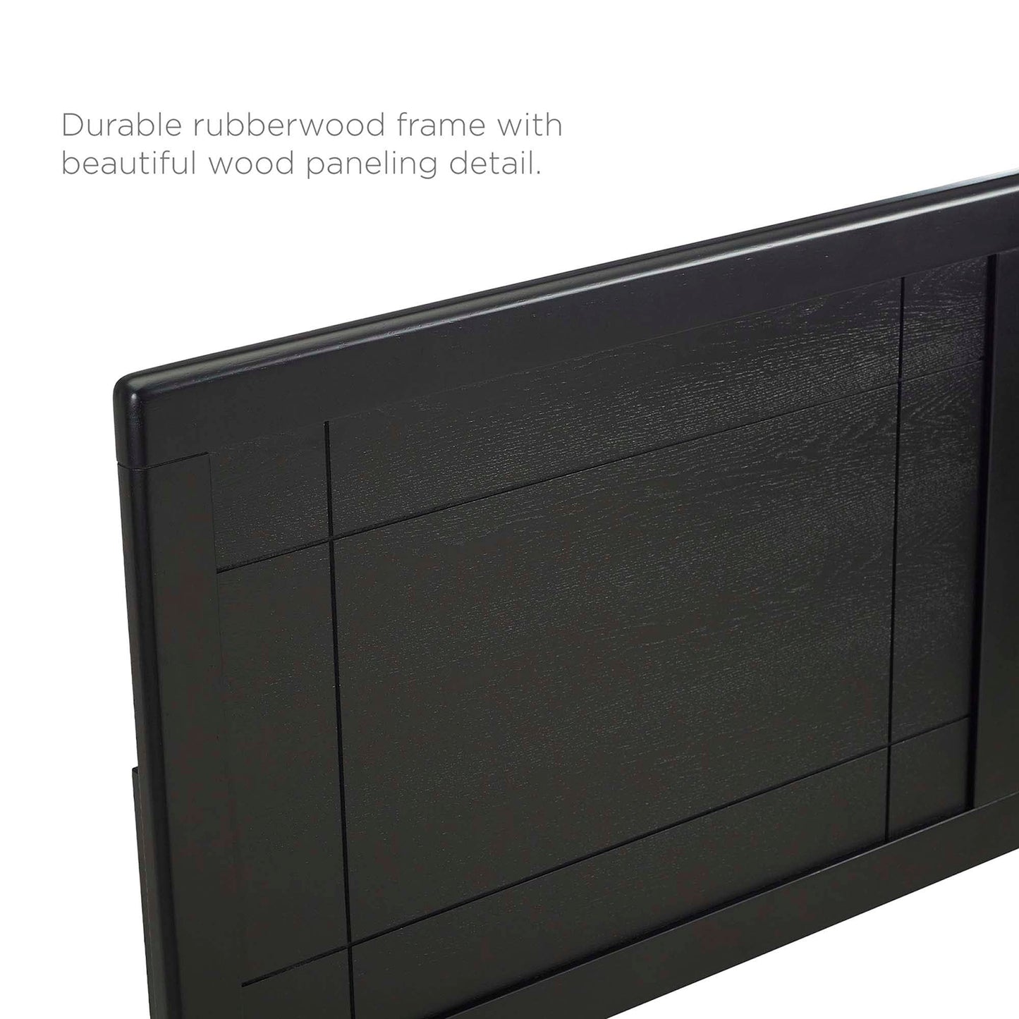 A Sturdy Wood Full Platform Bed And Frame