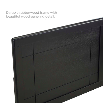 A Sturdy Wood Full Platform Bed And Frame