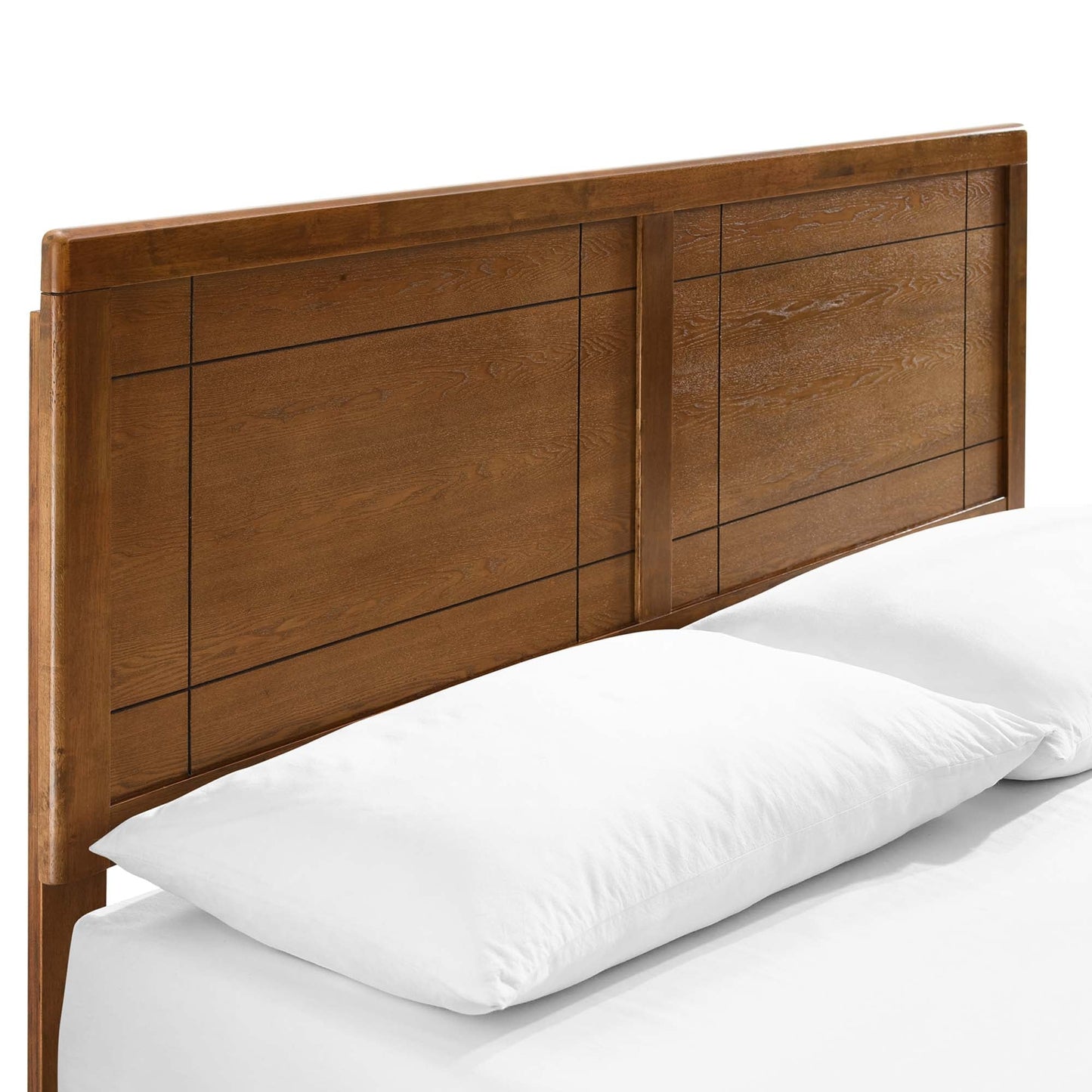 A Sturdy Wood Full Platform Bed And Frame