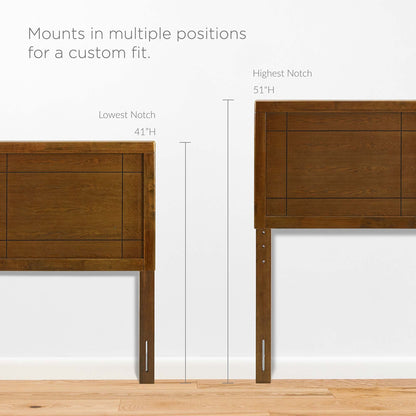 A Sturdy Wood Full Platform Bed And Frame