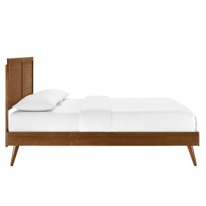 Modway Marlee Wood Platform Bed and Splayed Legs